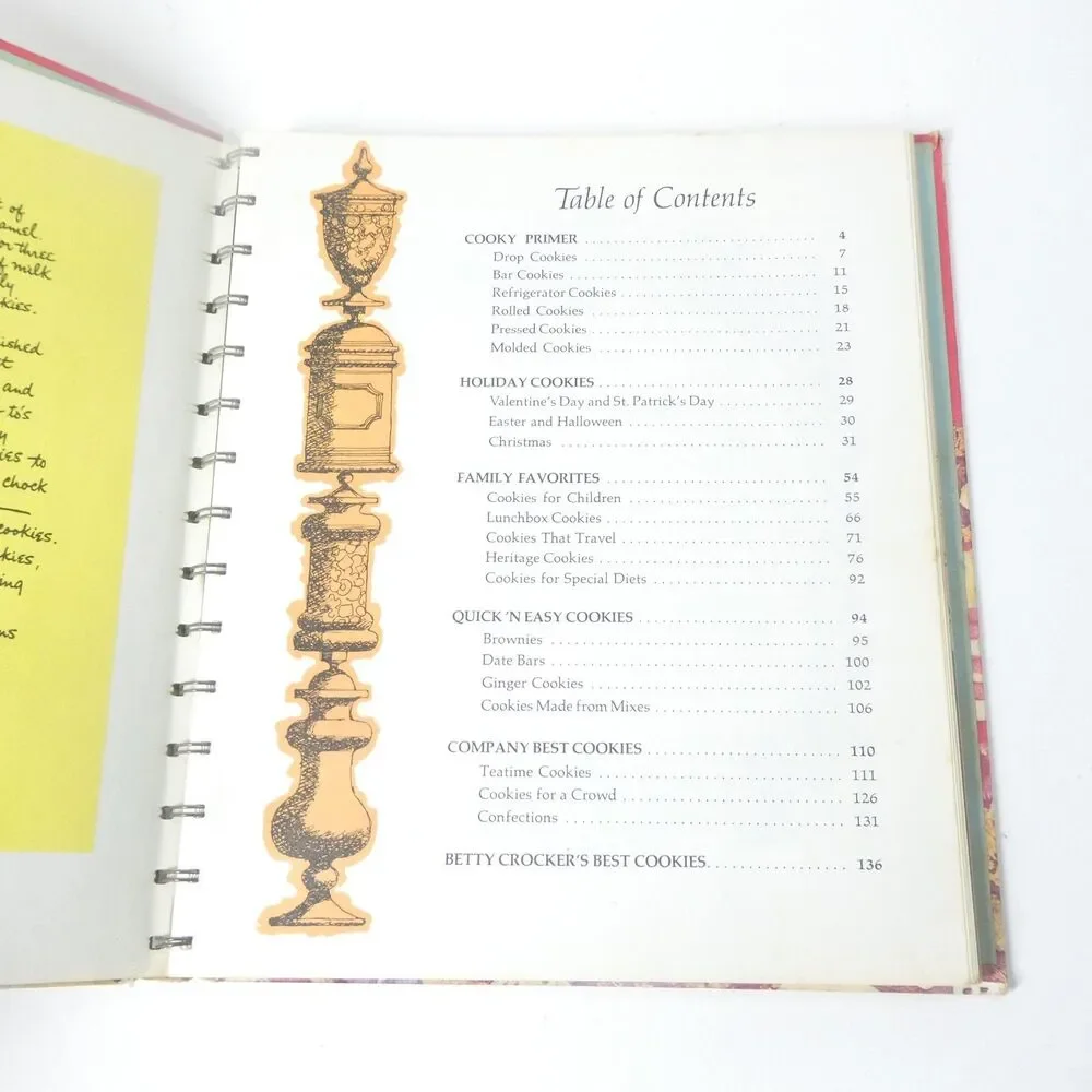 Betty Crocker's Cooky Book 1963 1st Ed 1st Printing Spiral Vintage Cookbook